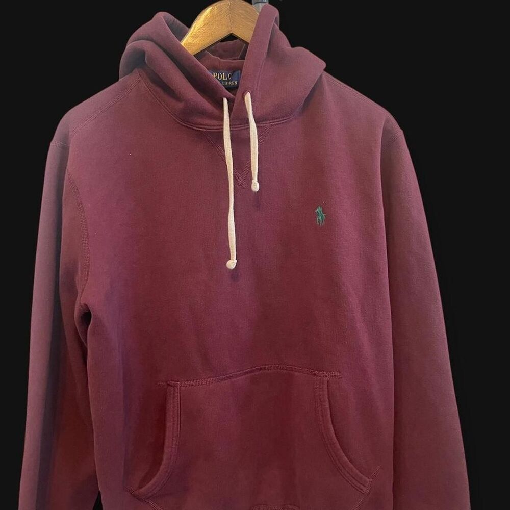 Ralph-lauren Men's Burgundy and Red Hoodie